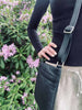 Crossbody GRY - Sort ultra blødt kalveskind