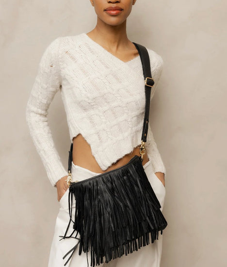 Crossbody Gypsy Big – Black - VIAMAJA.DK
