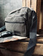 Crossbody Kanvas grå unisex - VIAMAJA.DK