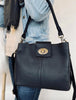 Crossbody Lux Big black / messing