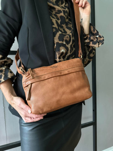 Crossbody Raw Boheme Medium – Cognac