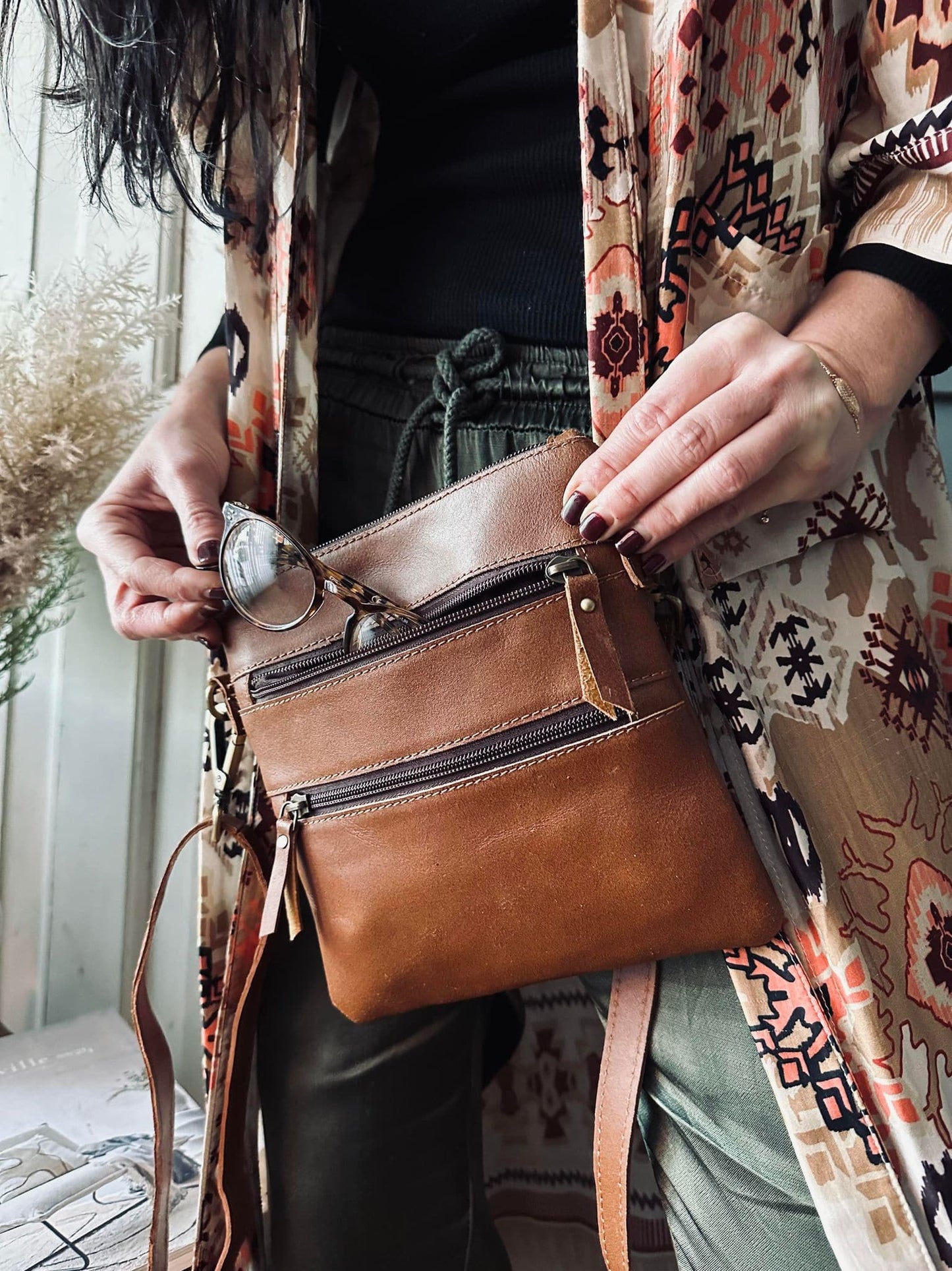Crossbody Salina - Cognac - VIAMAJA.DK