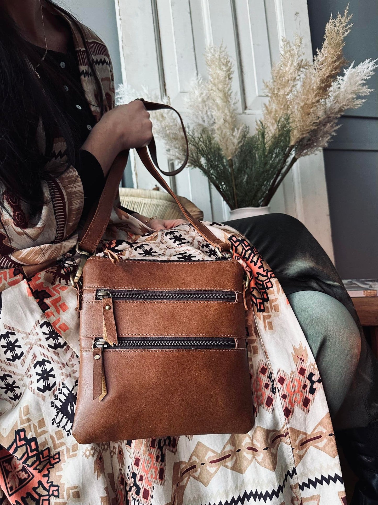 Crossbody Salina - Cognac - VIAMAJA.DK