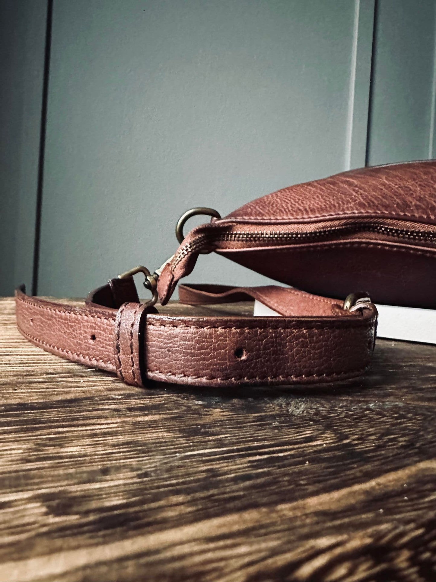 Crossover Annie Dark cognac - Washed cow - VIAMAJA.DK