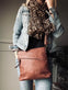 Crossover Annie Dark cognac - Washed cow - VIAMAJA.DK