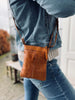 Crossover mobiltaske - OLINE Cognac