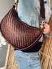 Crossover / skuldertaske XENIA - Brandy flet