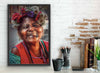 Cubaner med blomster i håret – Farver 50x70cm