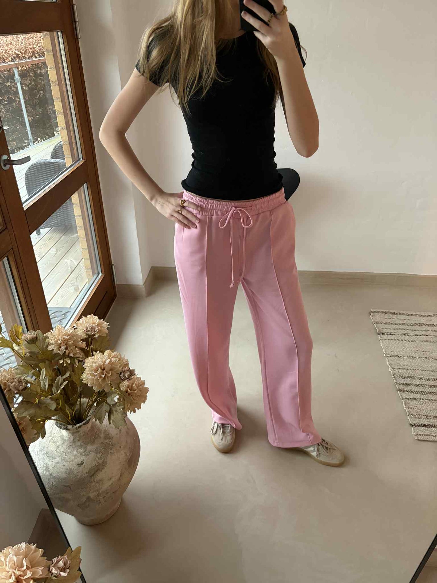 Bukser Mathilda - baby pink