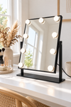 Hollywood Makeup spejl med lys - Black