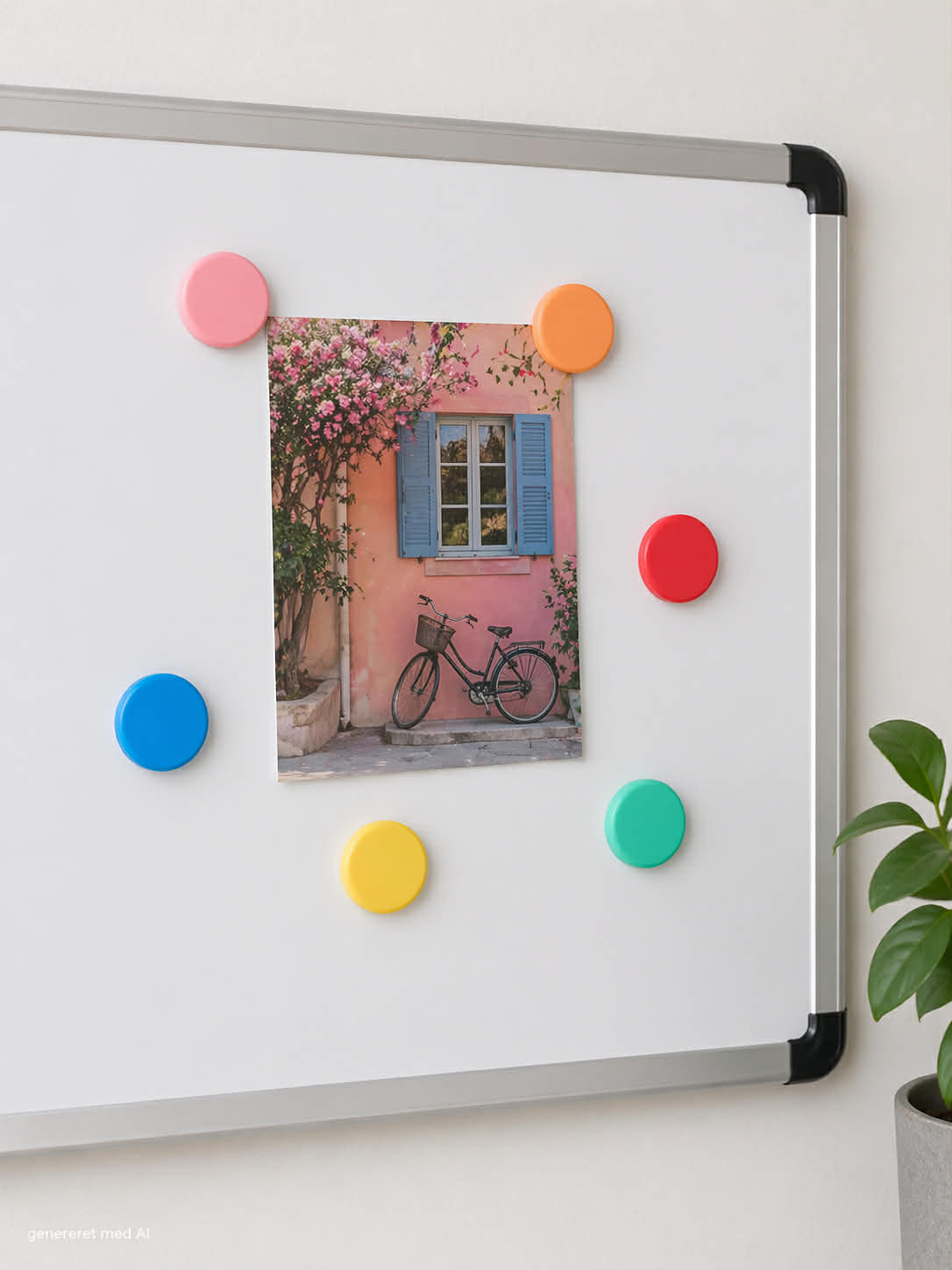 Magneter til whiteboards - Color 6 stk