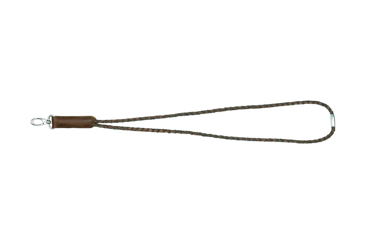 Keyhanger flettet - dark brown