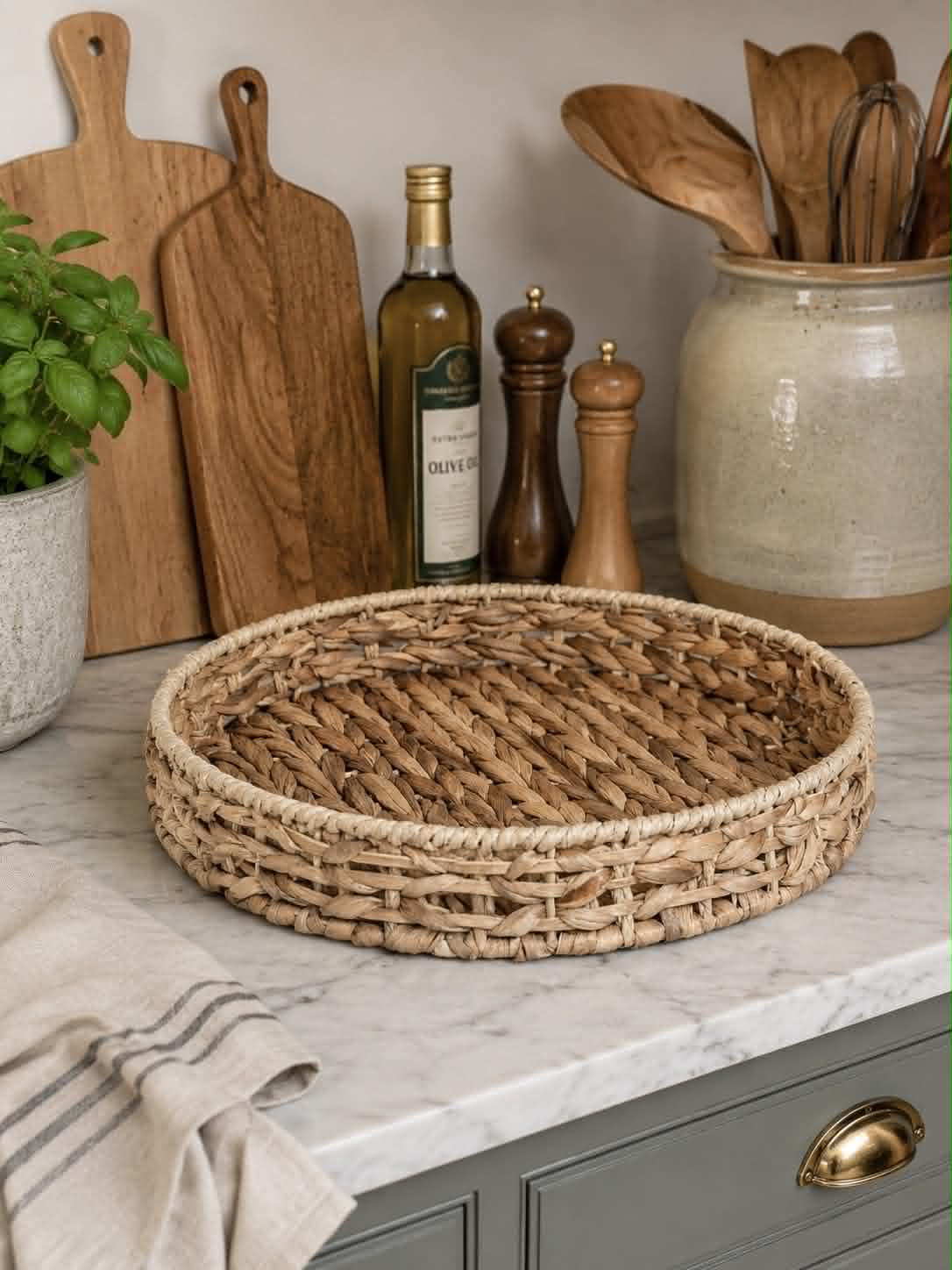 Bakke i vandhyacint - Dia 35cm