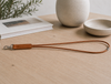 Keyhanger flettet - cognac
