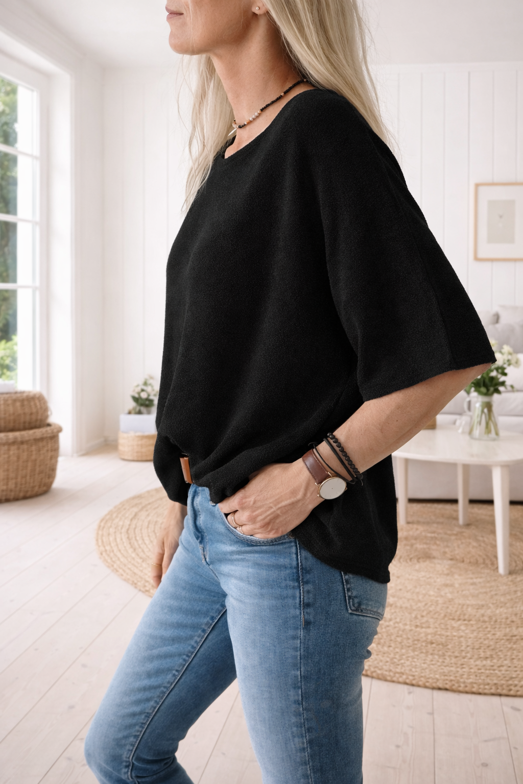Bluse Sia Black – Oversize