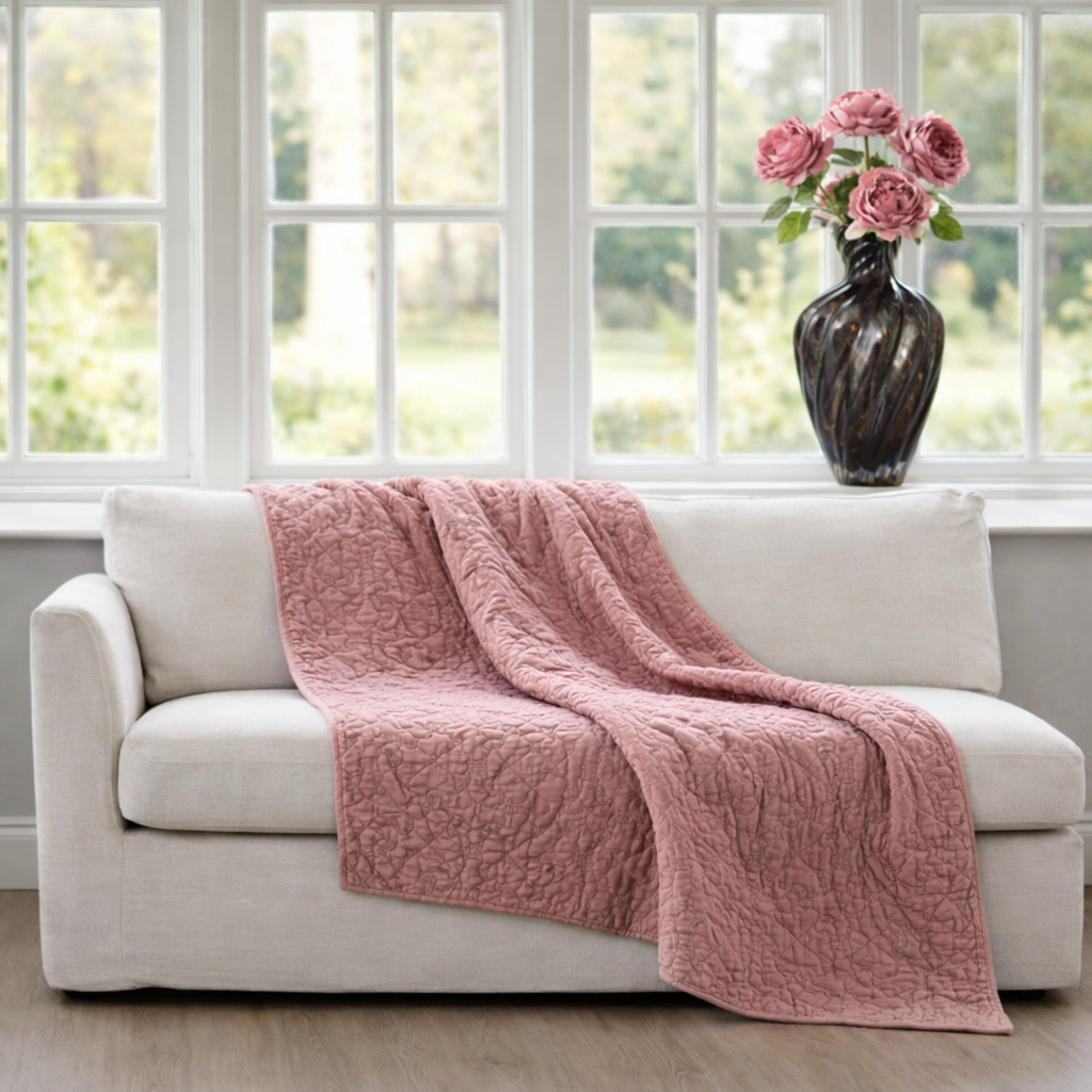 Plaid Quilt - Rose Stonewashed