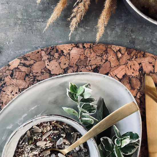 Dækkeserviet kork – Samba pakke med 4 stk - VIAMAJA.DK