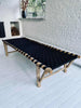 Daybed i bambus - Sort sæde