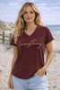 T-shirt Lillian - Vino
