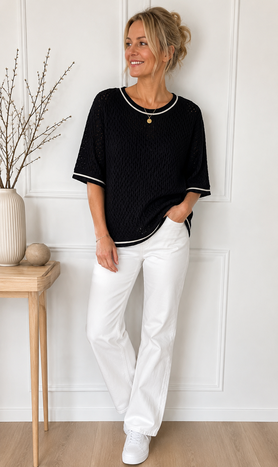 Bluse Rowan - black
