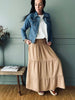 Denim jakke med stretch