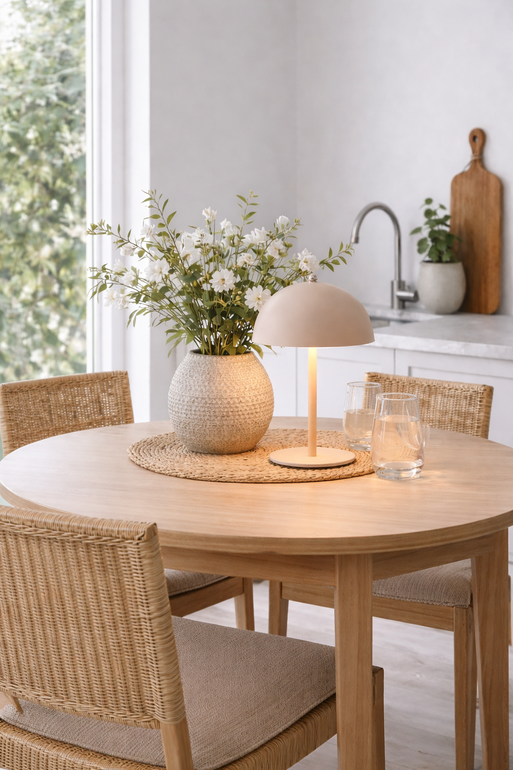 Bordlampe med touch - Flere farver