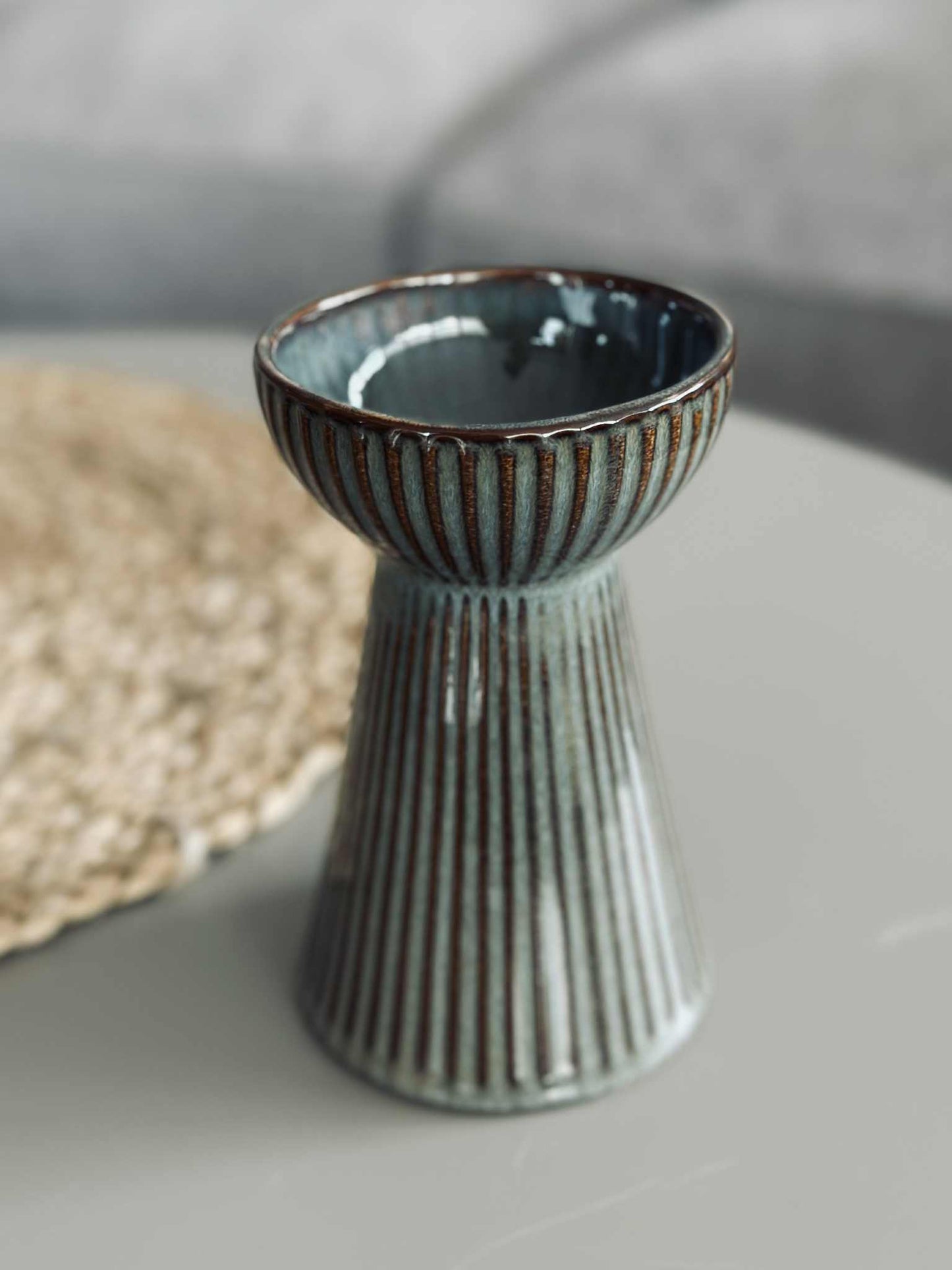 Hyacintvase VIGA - Grå / brun