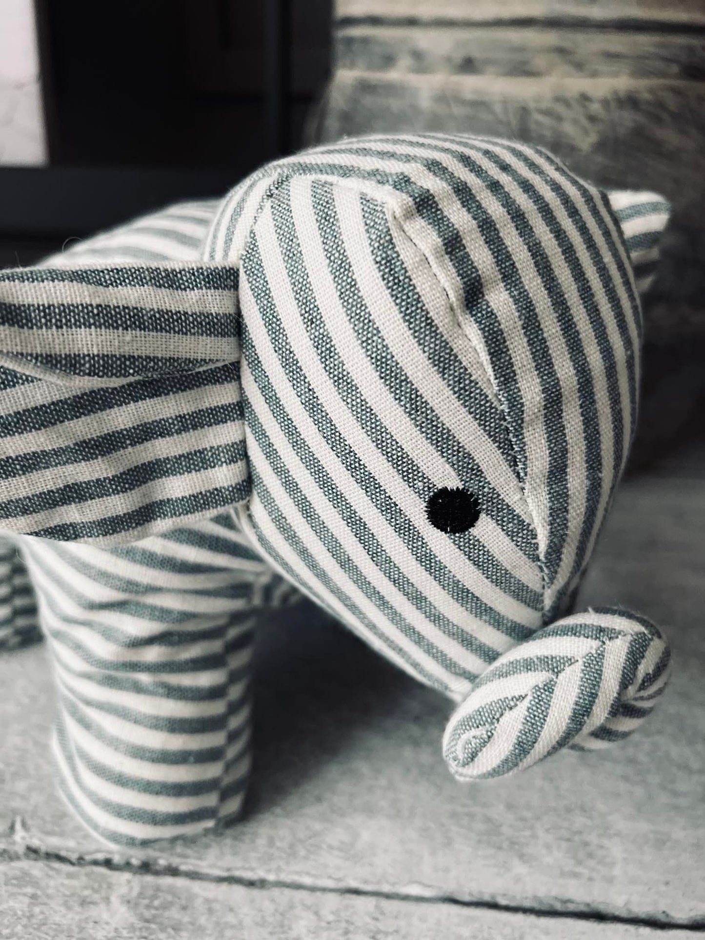 Dørstopper - Elefant mix strib - VIAMAJA.DK