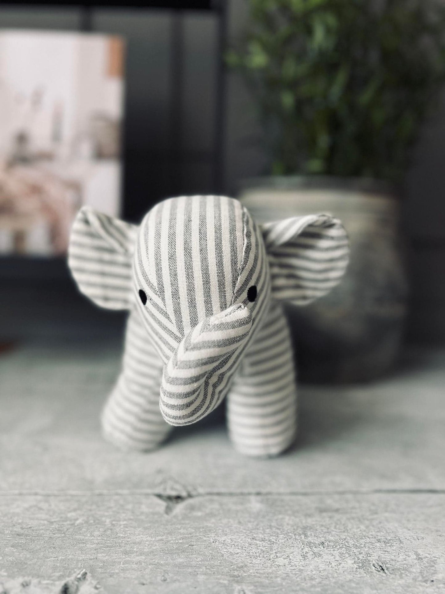 Dørstopper - Elefant mix strib - VIAMAJA.DK
