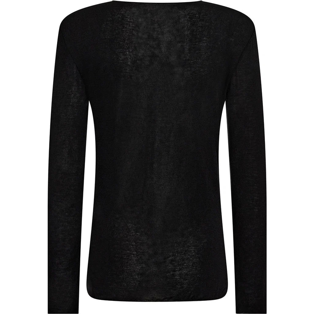 Bluse Drew Cashmere mix - Black