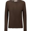 Bluse Drew Cashmere mix - Dark Brown
