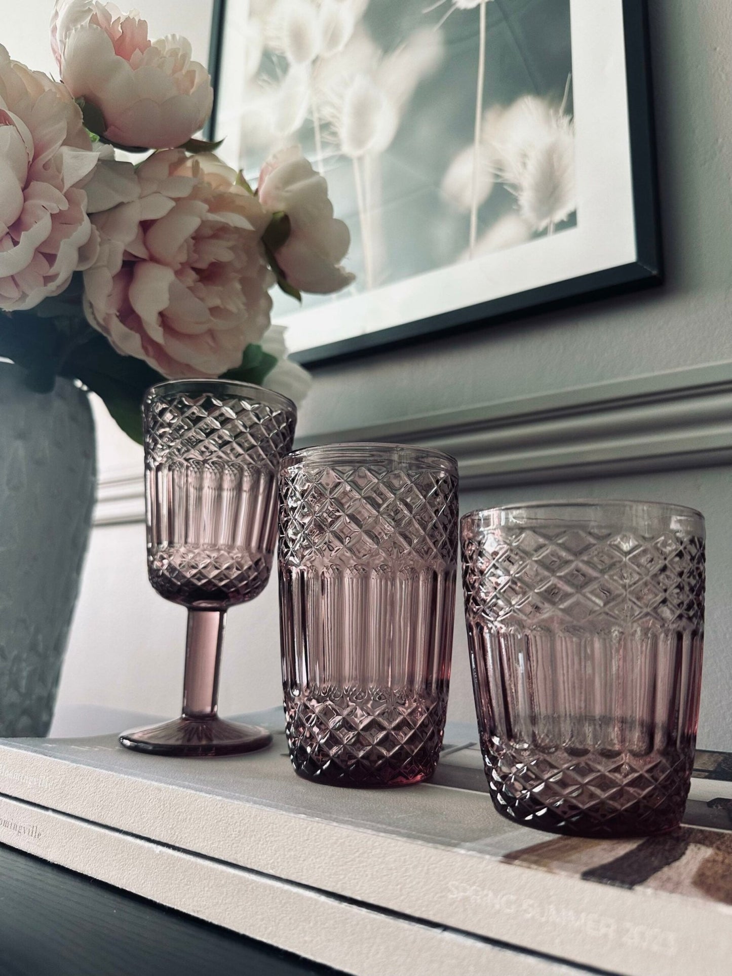 Drikkeglas French Rose – Large - VIAMAJA.DK