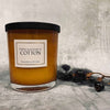 Duftelys – Cotton Gylden glas