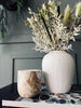 Duftelys Høj - Beige marmor stage