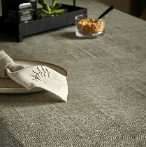 Dug Green melange - 140X240cm - VIAMAJA.DK