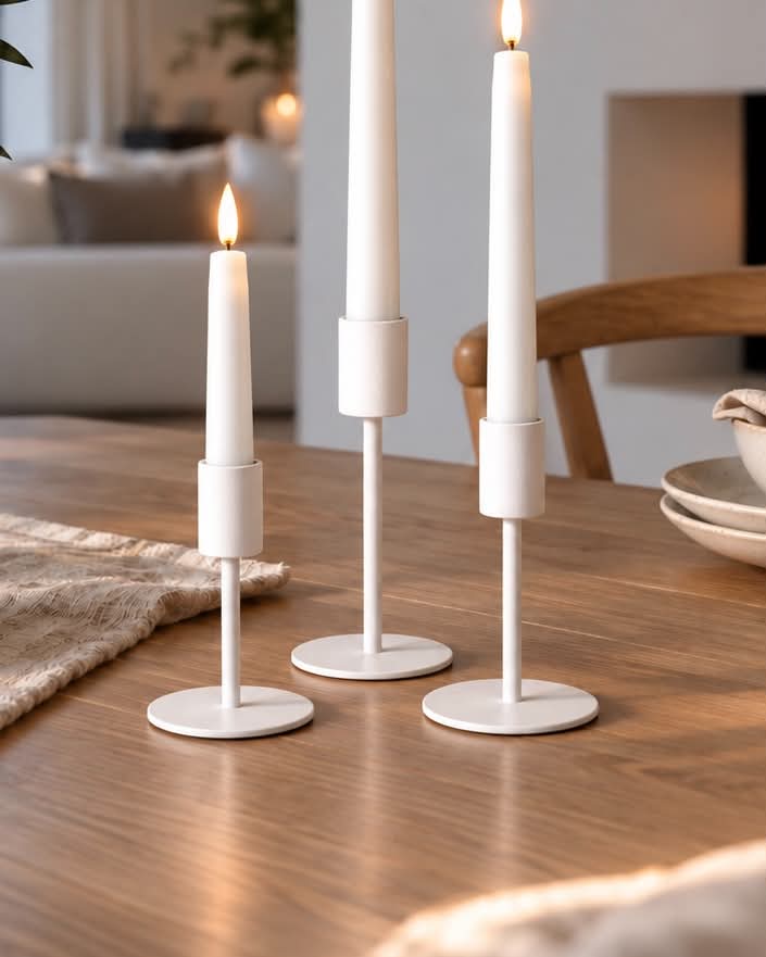 VIAMAJA Simple – White Sæt 3 stk