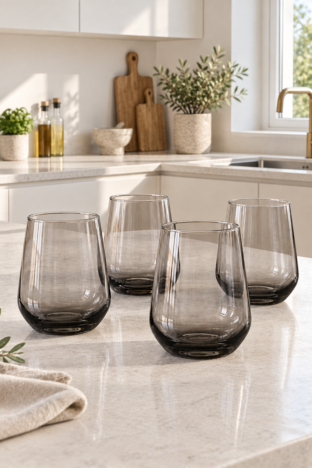 Drikkeglas Smoke 450ml - 4 stk
