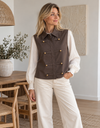 Vest Savella - Brown
