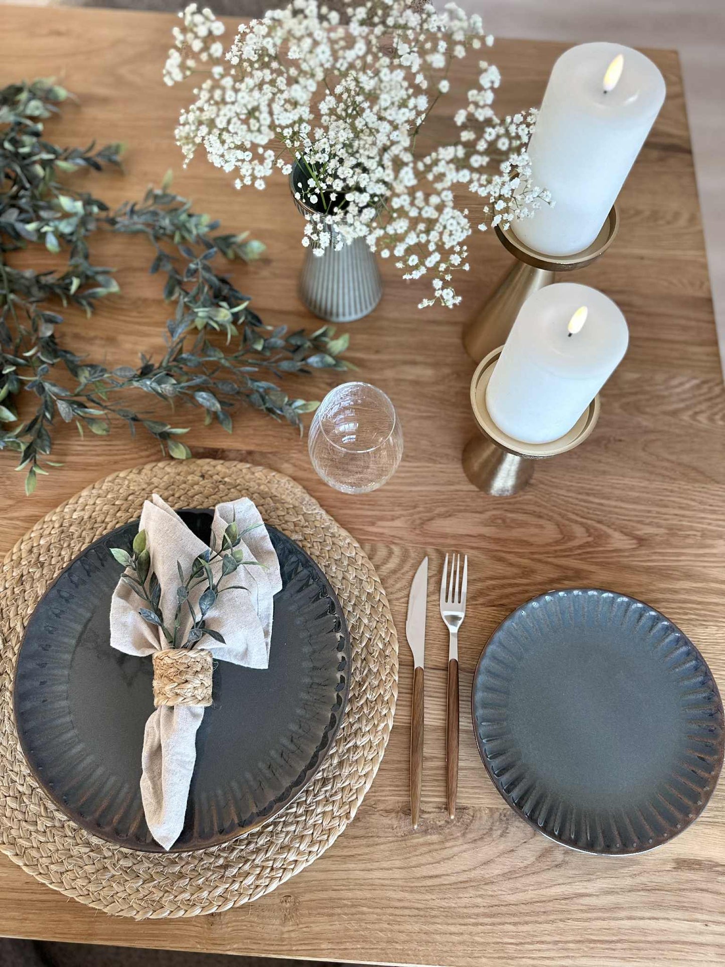 Tallerken VIGA Grå / brun - Flere størrelser