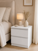 Natbord - White 2 skuffe