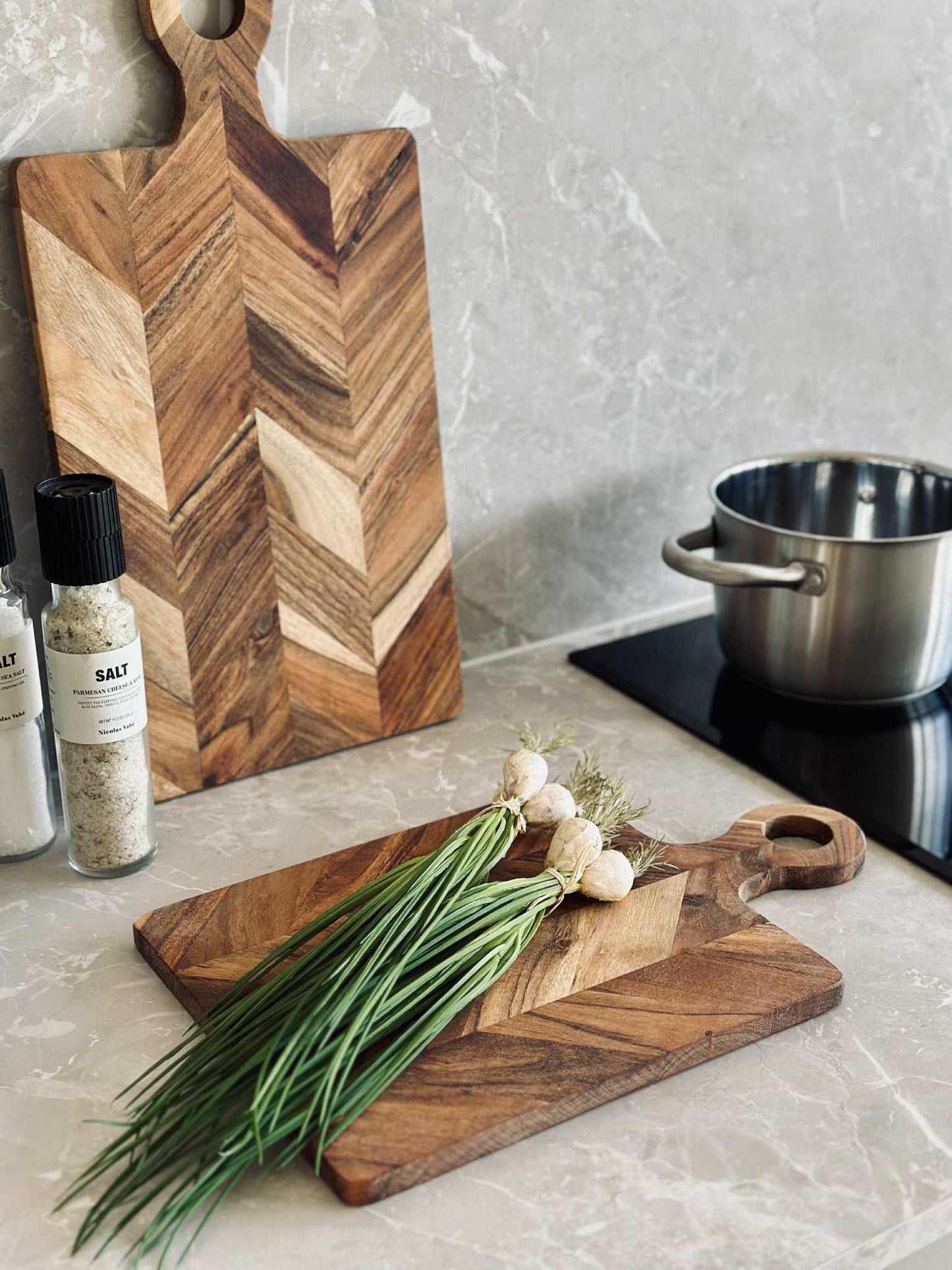 Skærebræt Sildeben - 50cm.