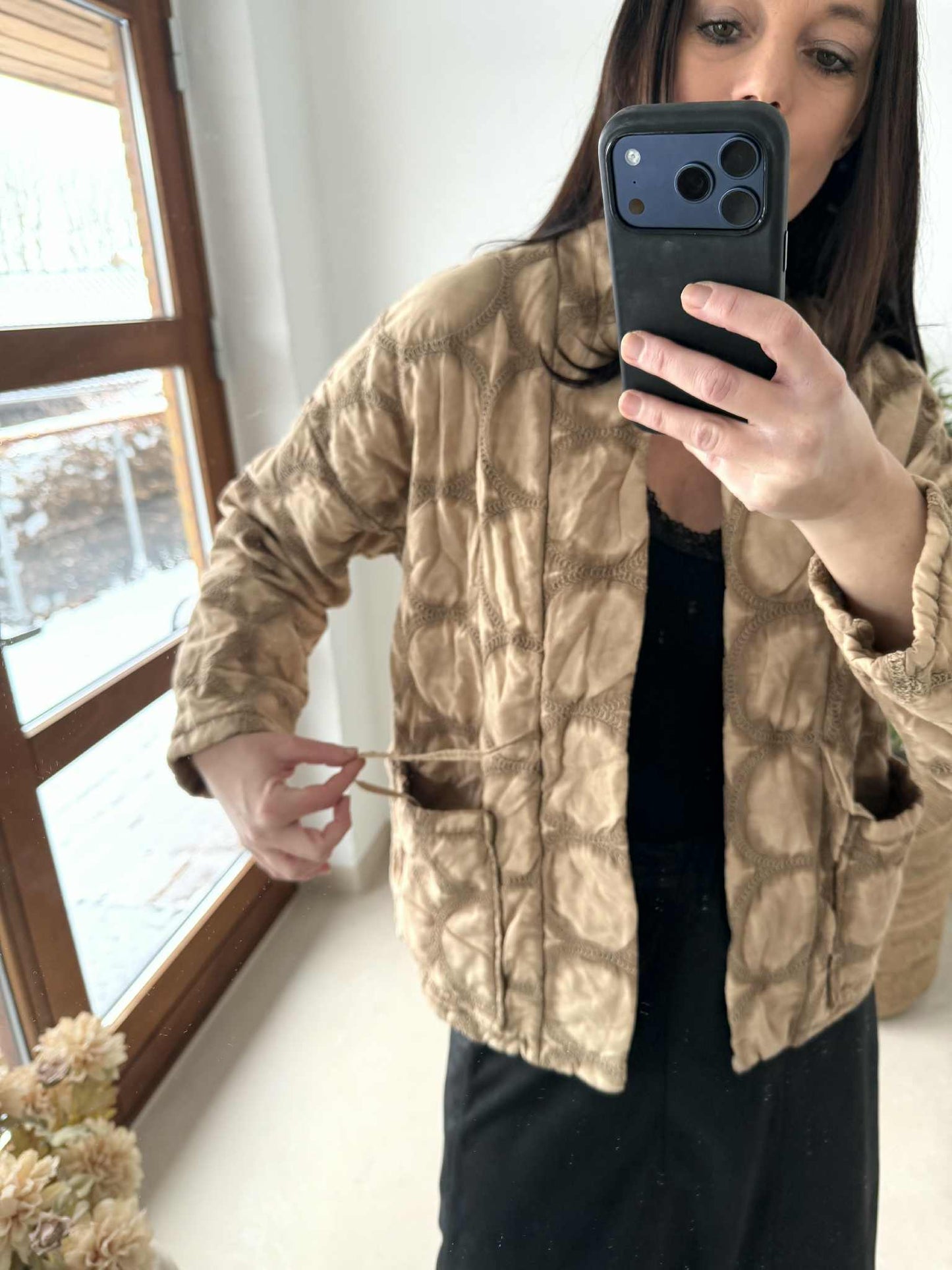 Jakke med broderi - Alison