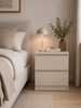 Natbord - Cashmere med 2 skuffe