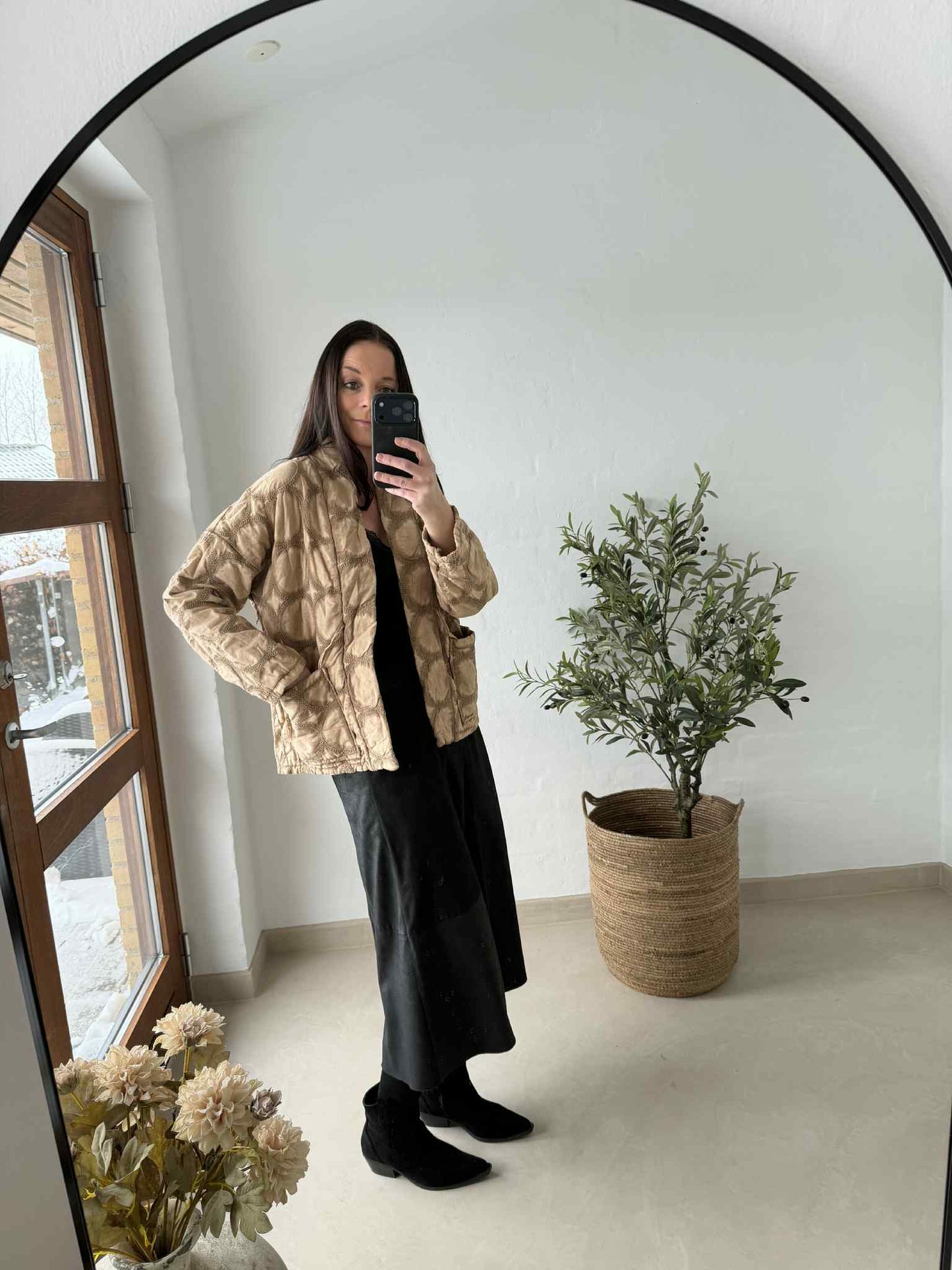 Jakke med broderi - Alison