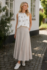 Bluse top Lucina - Beige