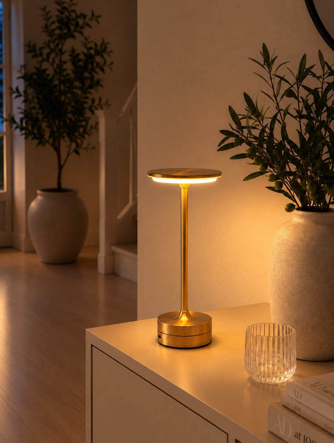 LED Bordlampe genopladelig – Lux Golden