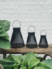 Lanterne med solceller - GARDEN BLACK 14cm