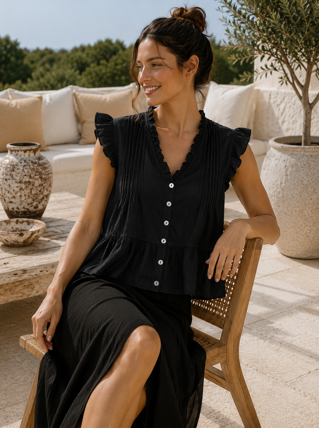 Bluse Emira - black