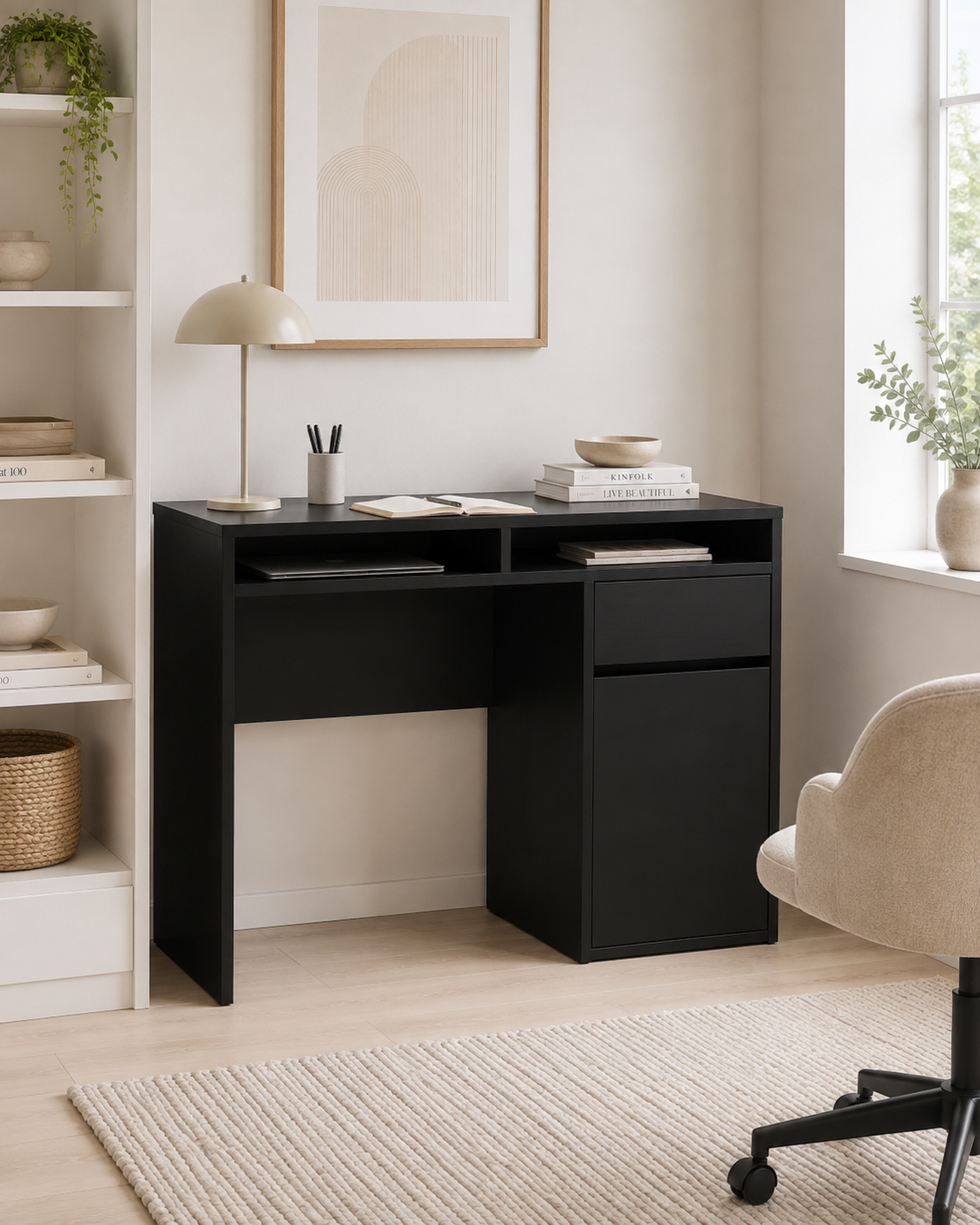 Skrivebord DANA Matt black