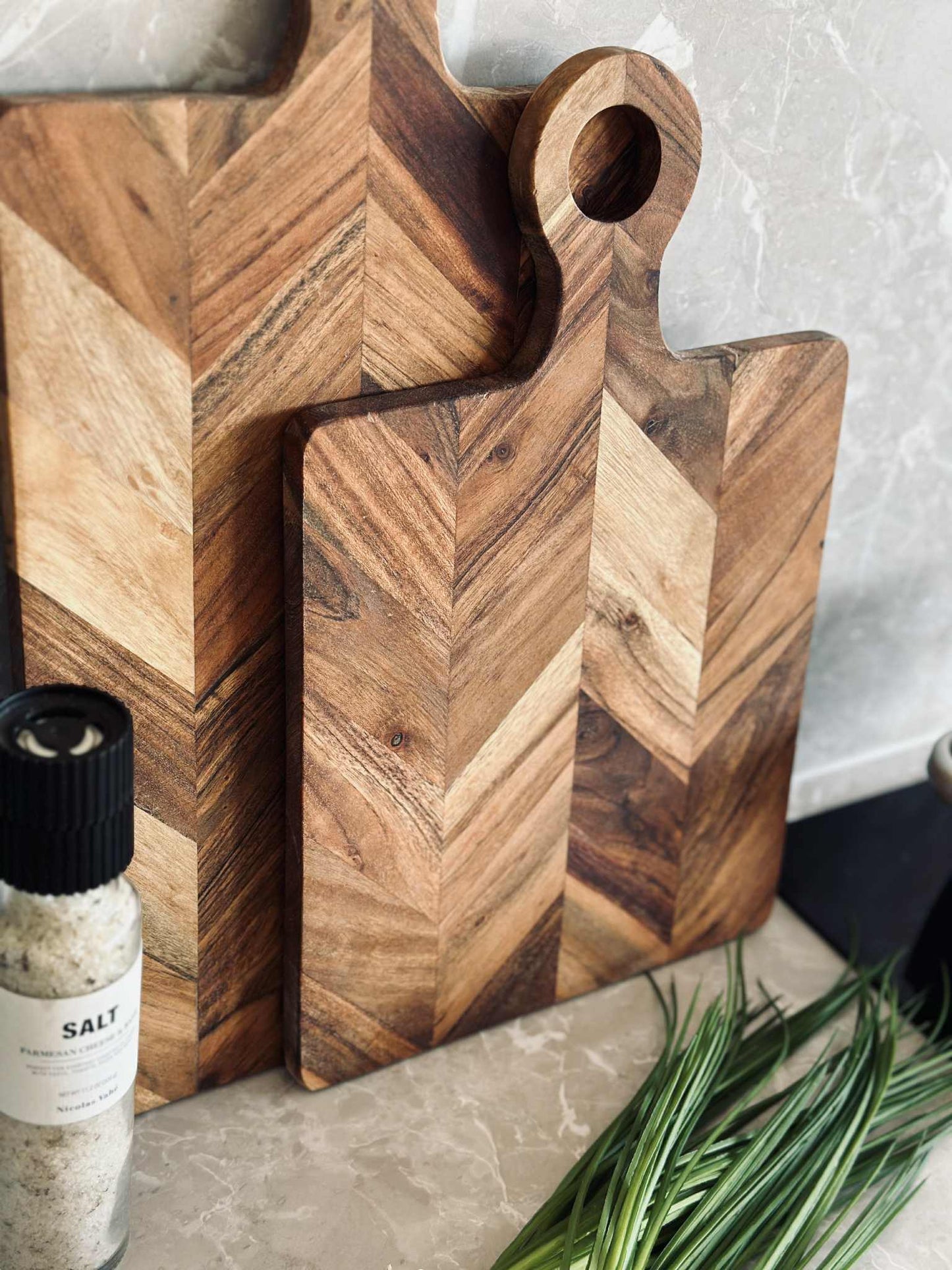 Skærebræt Sildeben - 50cm.